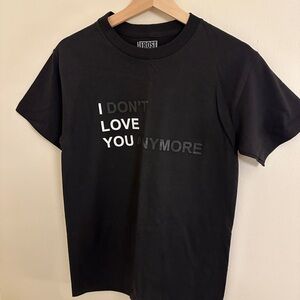 Urban Outfitters Black 'I Don't Love You Anymore' Graphic Tee